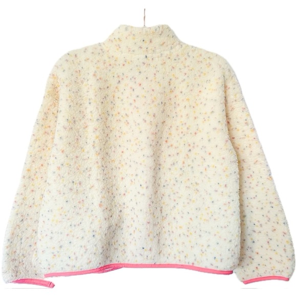Old Navy Girls Cozy Sherpa Printed Zip-Front Jacket - Confetti, Size XL (14-16) - Picture 10 of 10